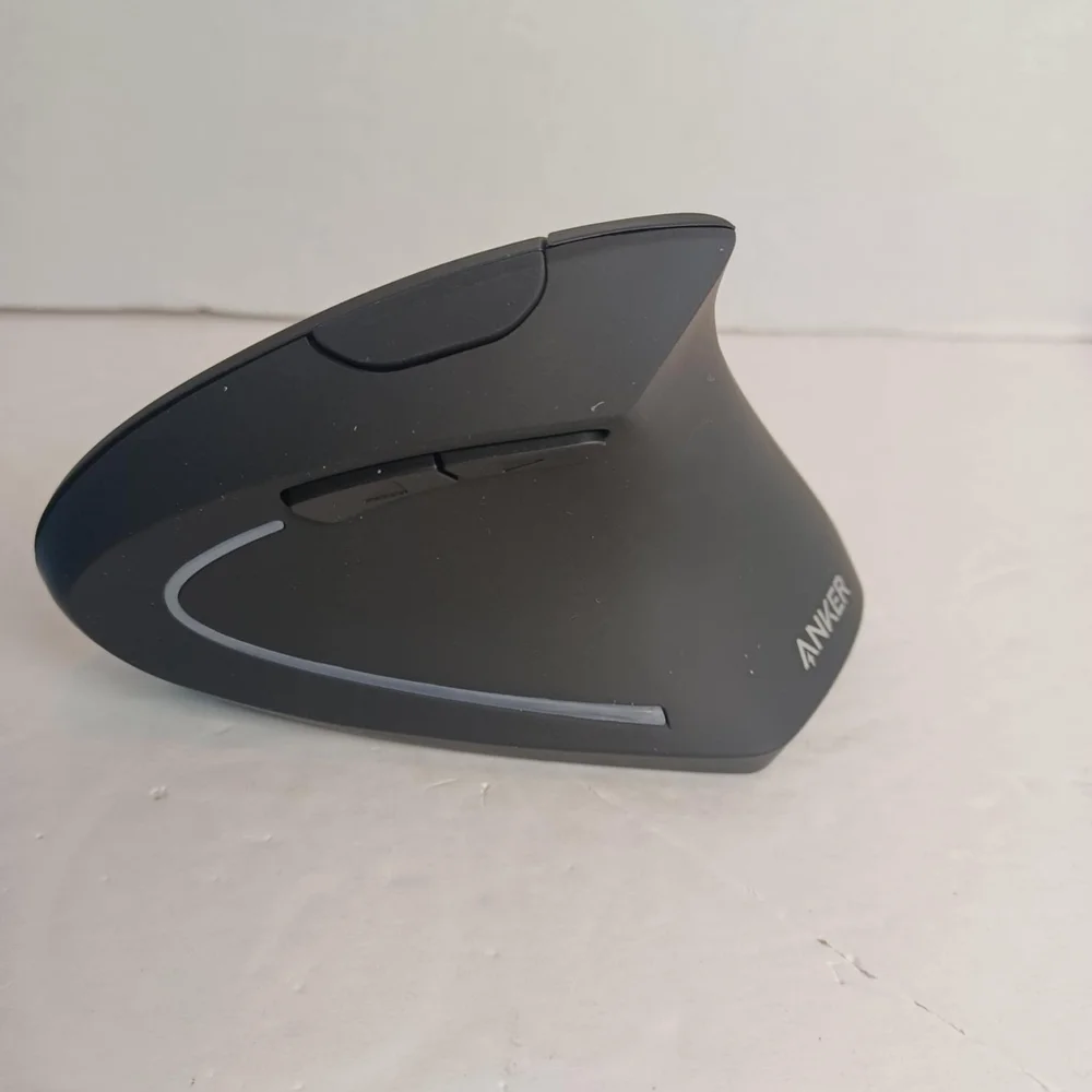 Anker A7852 2.4G Wireless Vertical Ergonomic Optical Mouse Gaming, 5 Buttons Blk